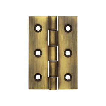 Double Phosphor Bronze Washered Hinges 76x50x2.5mm Antique Brass Double Phosphor Bronze Washered Hinges 76x50x2.5mm Antique Brass
