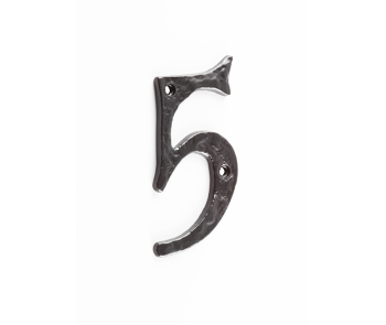 Antique Door Numerals 5 Black No. 5 Antique Door Numerals 5 Black No. 5