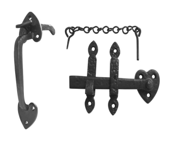 Antique Gate Catches 195mm Black Antique Gate Catches 195mm Black