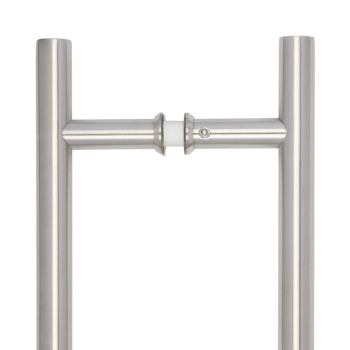 Stainless Steel 32mm Guardsman Pull Handles B2B Fixing 1200x32x1000mm Satin Stainless Steel Stainless Steel 32mm Guardsman Pull Handles B2B Fixing 1200x32x1000mm Satin Stainless Steel