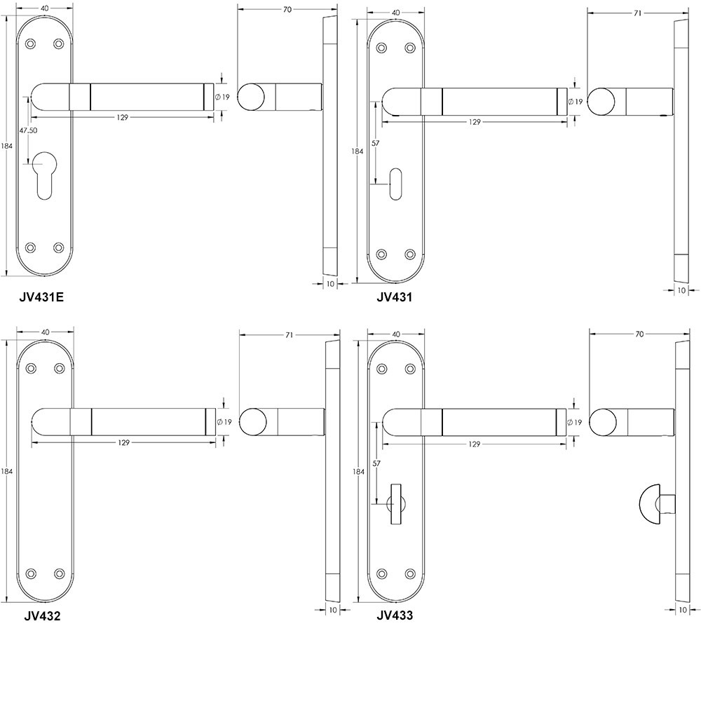 Twin Technical Drawing